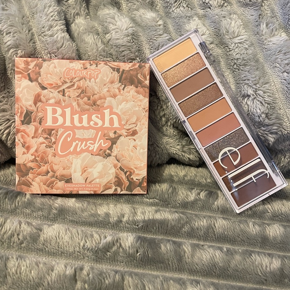 ColourPop Blush Crush and Elf Eyeshadow Set